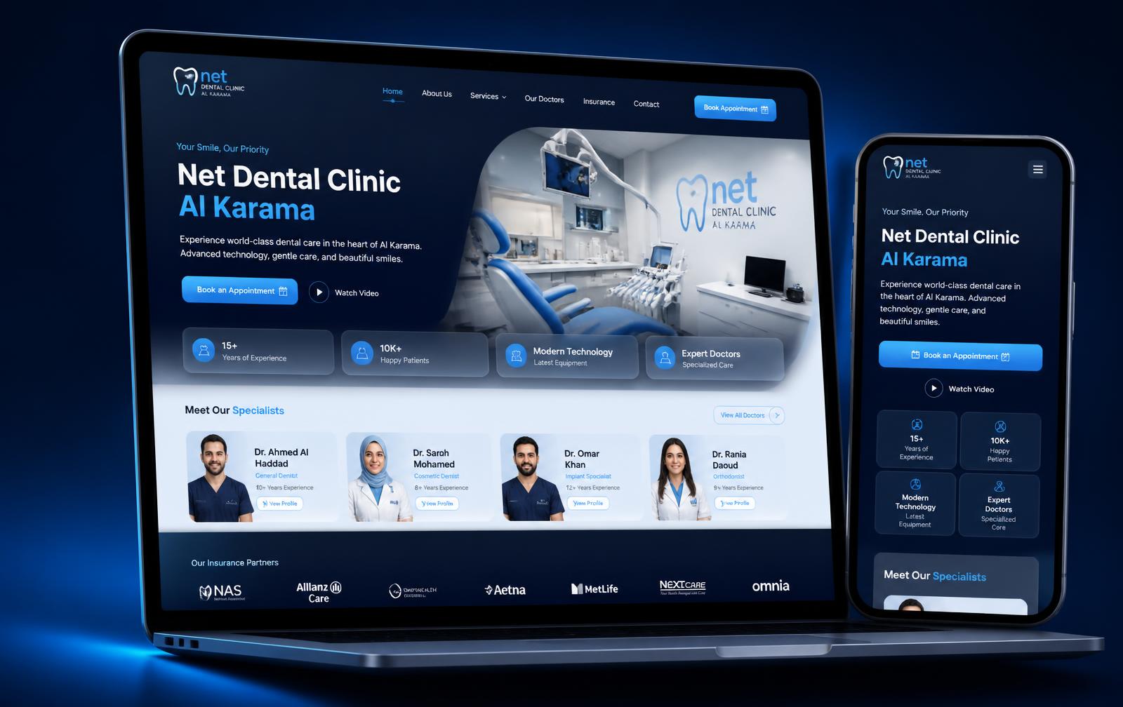 Net Dental Clinic Al Karama digital product preview